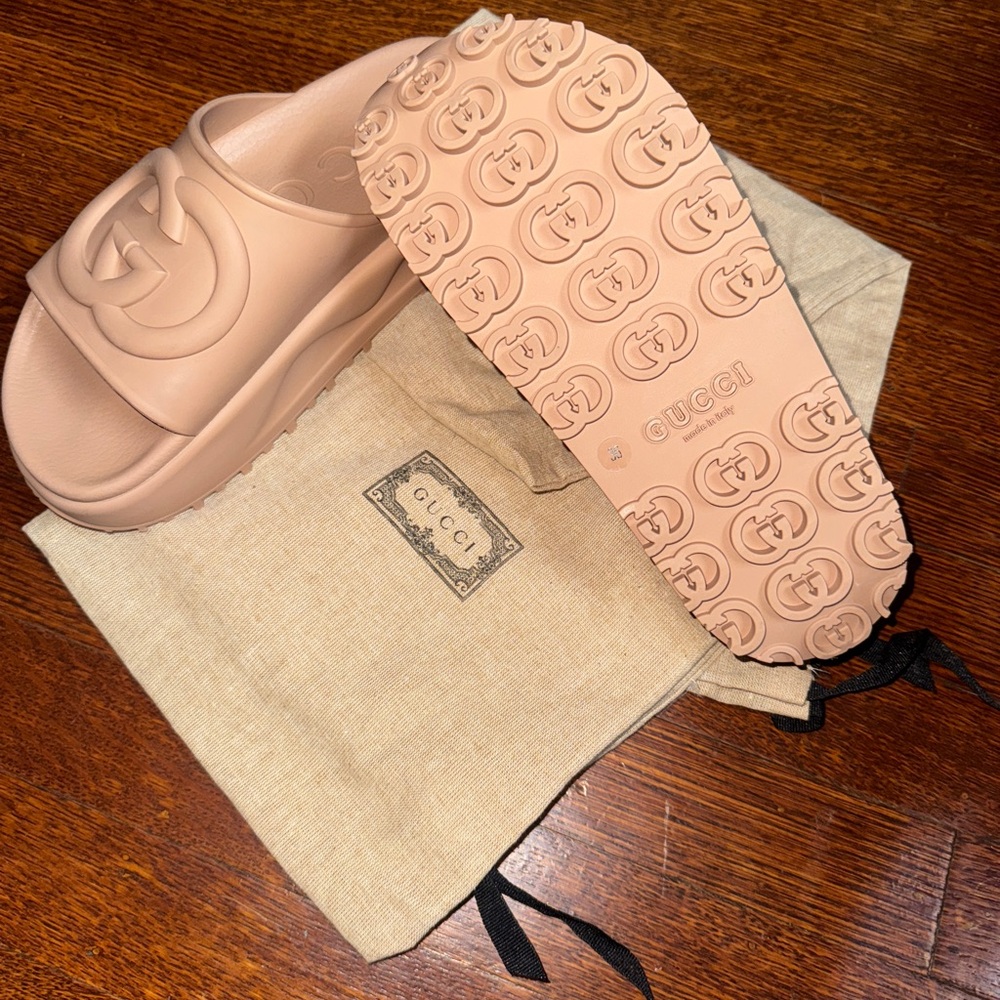 Gucci Platform Slide Sandals